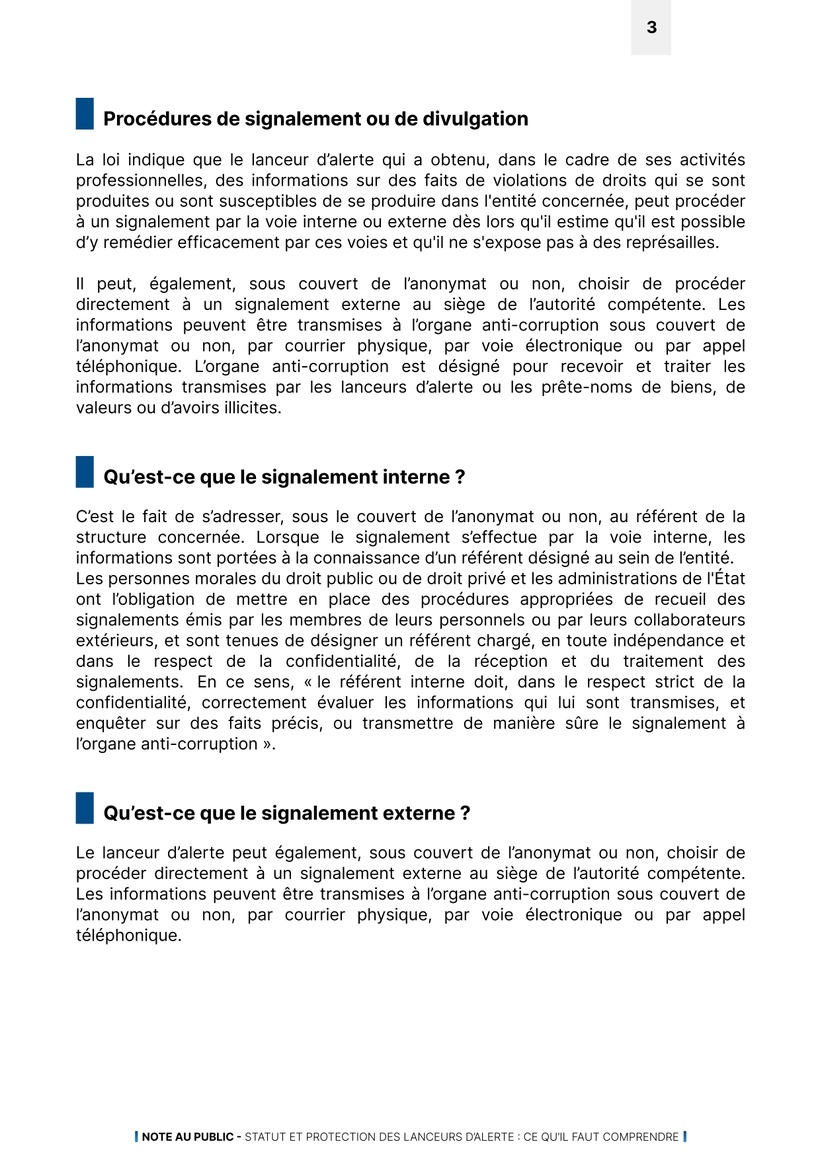 Lanceurs d'alerte : tout ce qu'il faut savoir sur la nouvelle loi