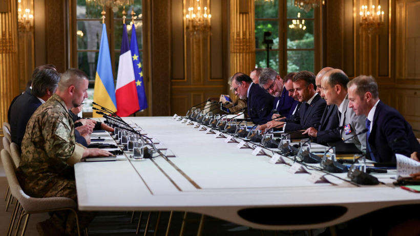 Les Européens «prêts» à «apporter les garanties de sécurité à l'Ukraine», déclare Emmanuel Macron Les Européens «prêts» à «apporter les garanties de sécurité à l'Ukraine», déclare Emmanuel Macron