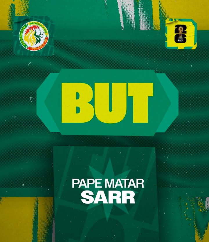 Eliminatoires Mondial 2026 : Le Sénégal renverse la RDC (3-2) grâce à Pape Matar Sarr