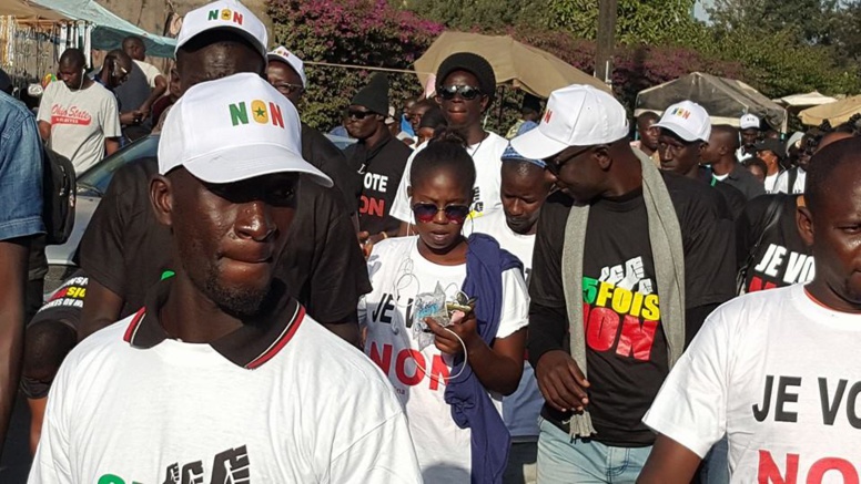 Images-Référendum du 20 mars : Caravane du Front Ñaani Bañna Images-Référendum du 20 mars : Caravane du Front Ñaani Bañna