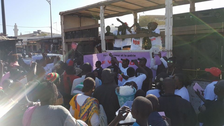 Images-Référendum du 20 mars : Caravane du Front Ñaani Bañna Images-Référendum du 20 mars : Caravane du Front Ñaani Bañna