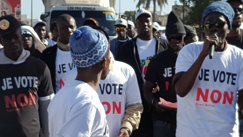 Images-Référendum du 20 mars : Caravane du Front Ñaani Bañna Images-Référendum du 20 mars : Caravane du Front Ñaani Bañna