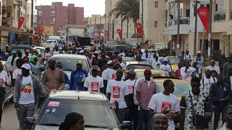 Images-Référendum du 20 mars : Caravane du Front Ñaani Bañna