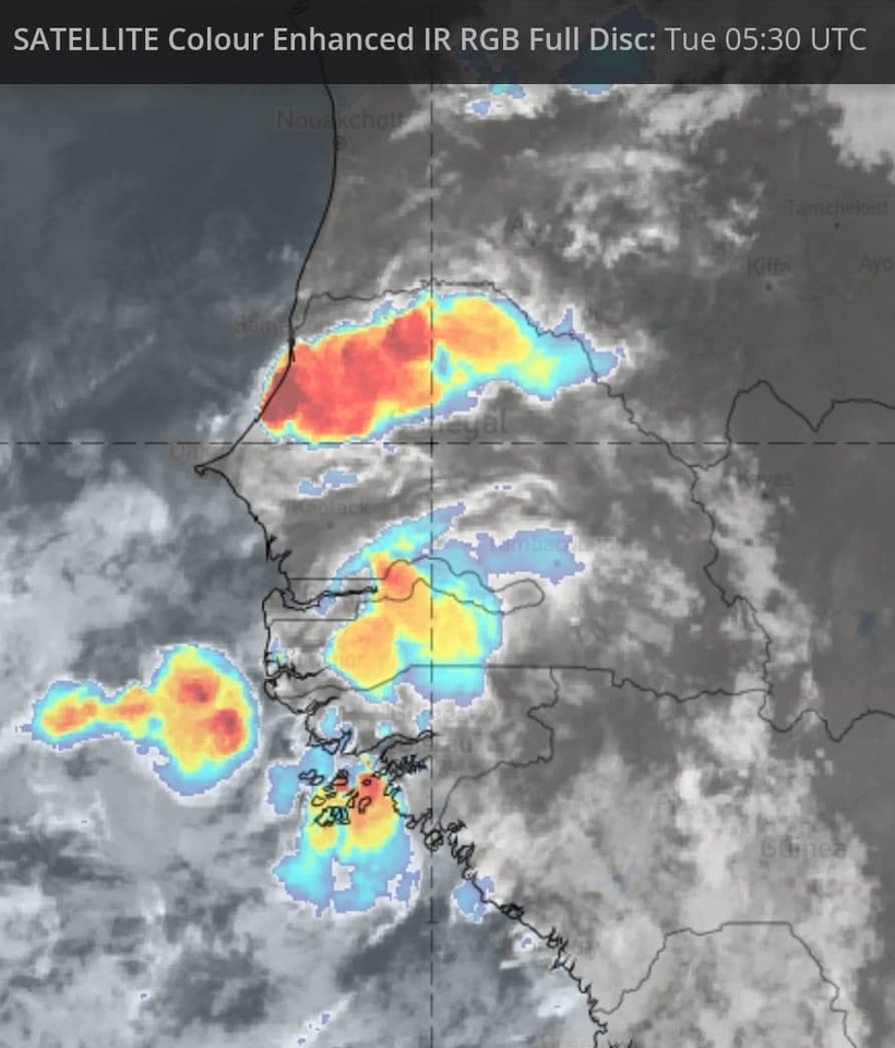 Météo : possibilité de pluies au Sud et au Centre du pays Météo : possibilité de pluies au Sud et au Centre du pays