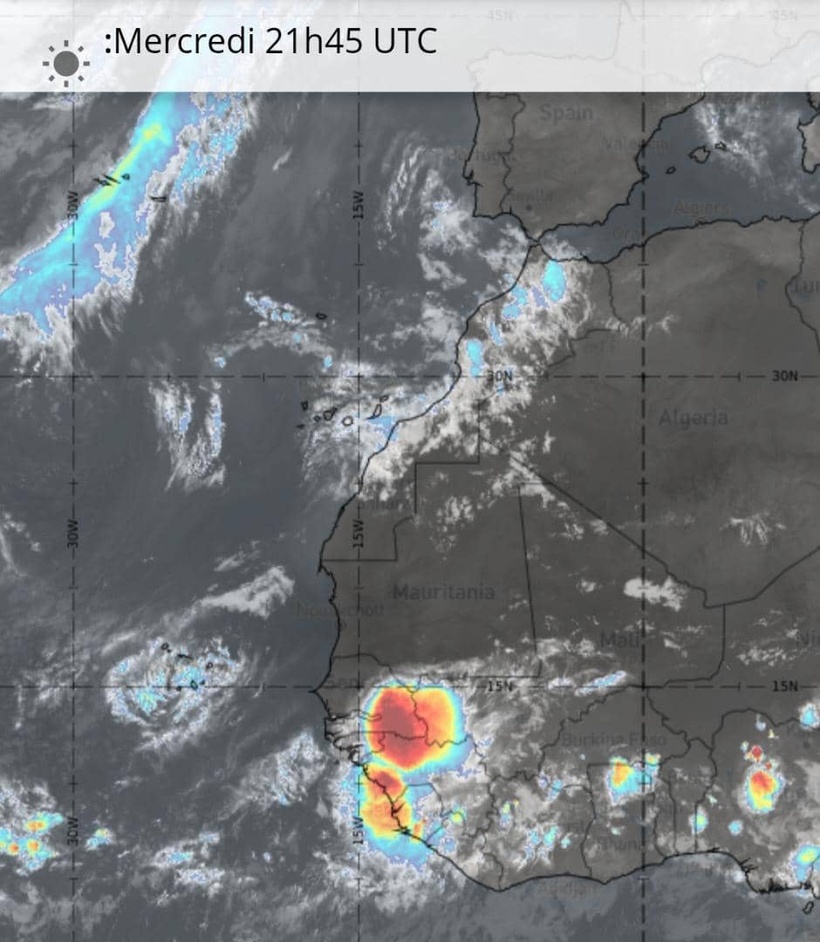 Météo : Les pluies gagnent l’Ouest du pays sous l’effet du Front Intertropical Météo : Les pluies gagnent l’Ouest du pays sous l’effet du Front Intertropical