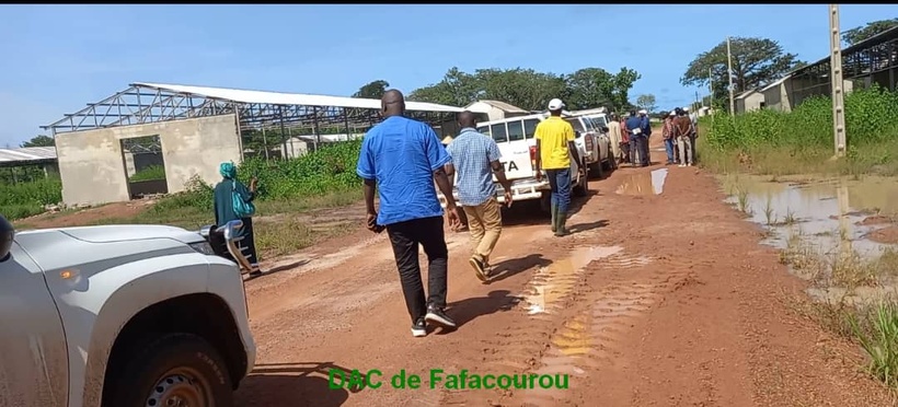 Medina Yoro Foula : reprise des travaux du DAC de Fafacourou avec 40% des infrastructures réalisées. Medina Yoro Foula : reprise des travaux du DAC de Fafacourou avec 40% des infrastructures réalisées.