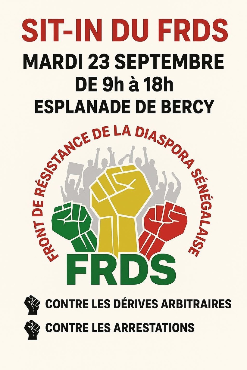 FRDS : un sit-in prévu le 23 septembre à Bercy contre les « dérives arbitraires et les arrestations » FRDS : un sit-in prévu le 23 septembre à Bercy contre les « dérives arbitraires et les arrestations »