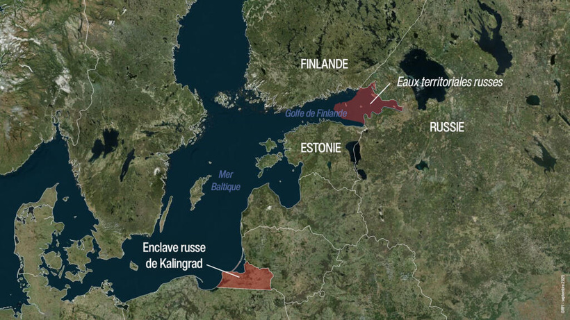 Le golfe de Finlande, baromètre des tensions entre la Russie et l'Otan