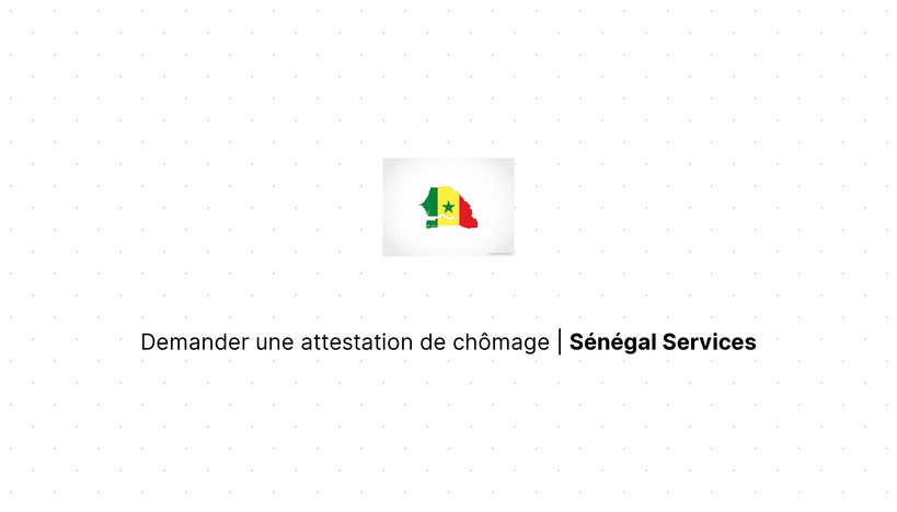 Sénégal : la direction de l'Emploi délivre des certificats de chômage Sénégal : la direction de l'Emploi délivre des certificats de chômage