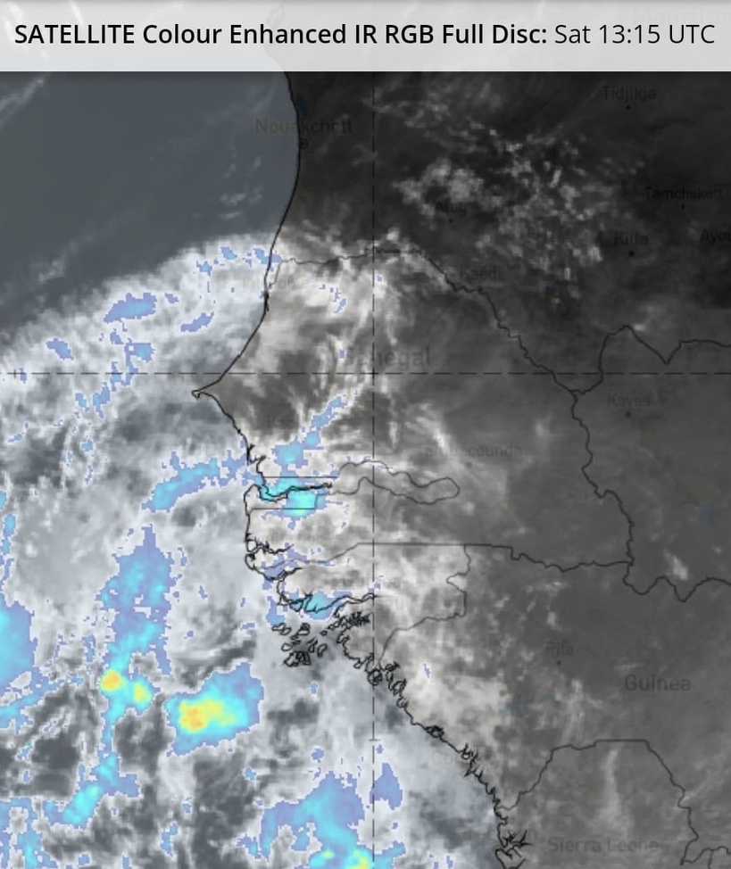 Météo : Pluies annoncées au Sud et au Centre-Sud du Sénégal ce week-end Météo : Pluies annoncées au Sud et au Centre-Sud du Sénégal ce week-end