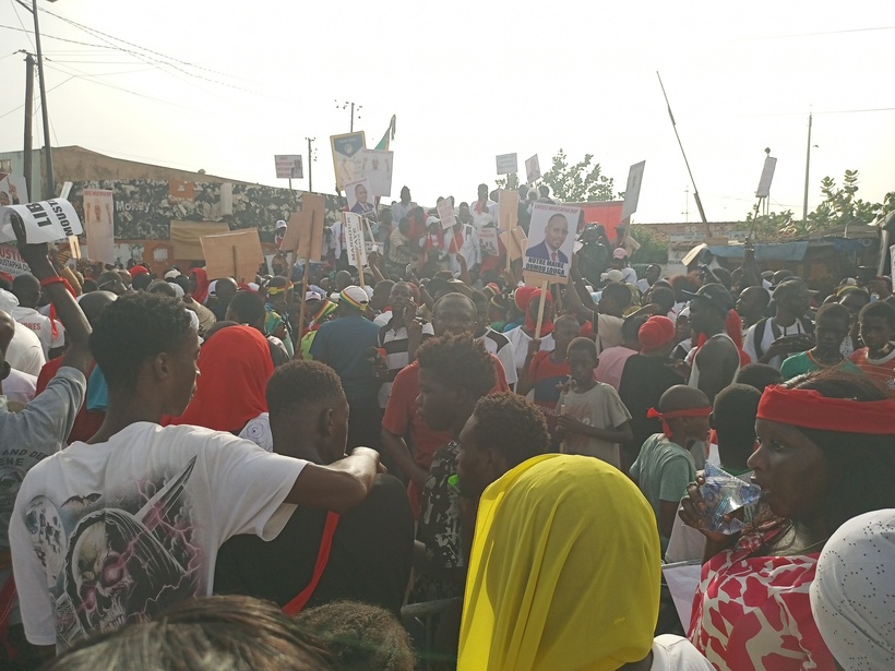  Marche pacifique à Louga : forte mobilisation pour exiger la libération de Moustapha Diop