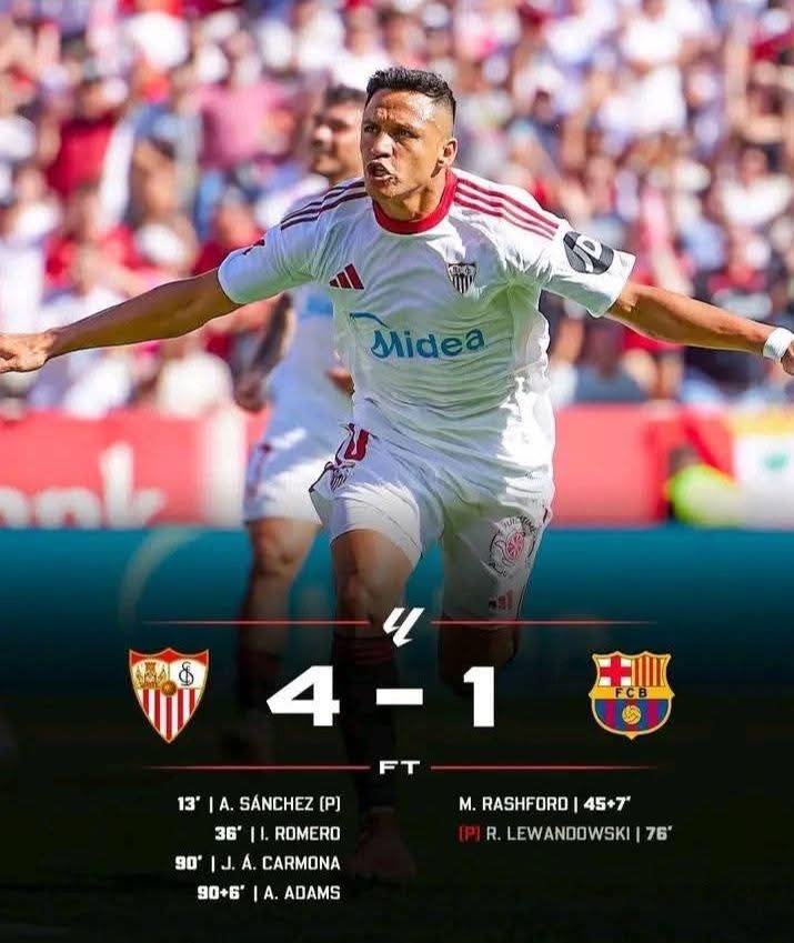 Liga : le FC Barcelone s’écroule contre Séville (4-1)