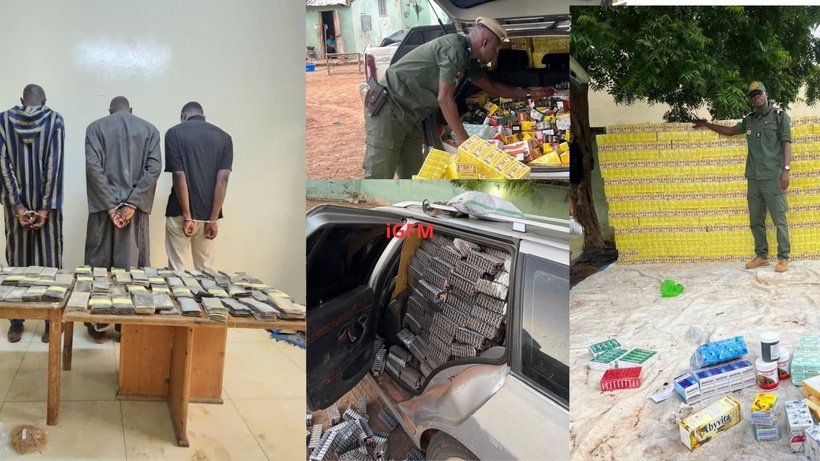 Lutte contre le trafic de tout genre : 19 000 faux billets et des médicaments d’une valeur de 228 millions F CFA saisis entre Koungheul et Dakar Lutte contre le trafic de tout genre : 19 000 faux billets et des médicaments d’une valeur de 228 millions F CFA saisis entre Koungheul et Dakar