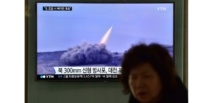 La Corée du Nord tire en mer de nouveaux missiles de courte portée La Corée du Nord tire en mer de nouveaux missiles de courte portée