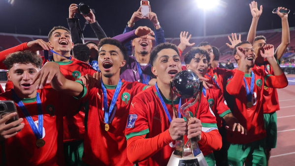 Coupe du monde U20: le Maroc sacré champion du monde deux mois avant d'accueillir la CAN
