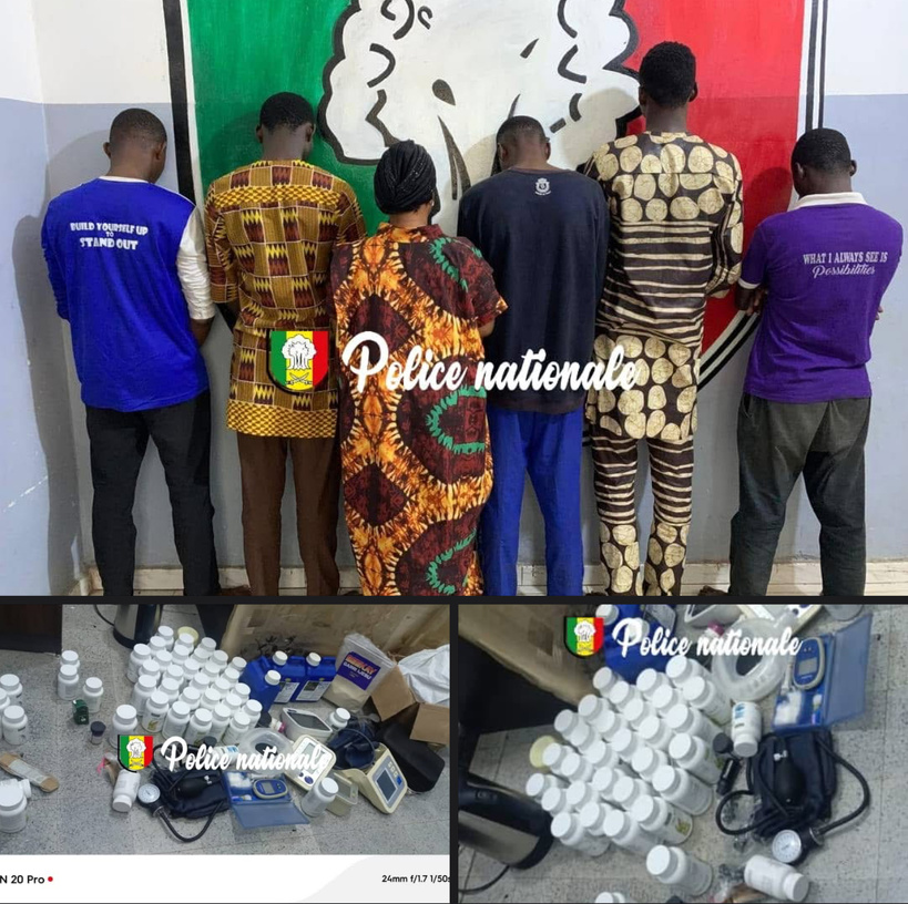 Kaolack : six (6) individus arrêtés pour « pratique illégale de la médecine et vente de produits douteux » Kaolack : six (6) individus arrêtés pour « pratique illégale de la médecine et vente de produits douteux »