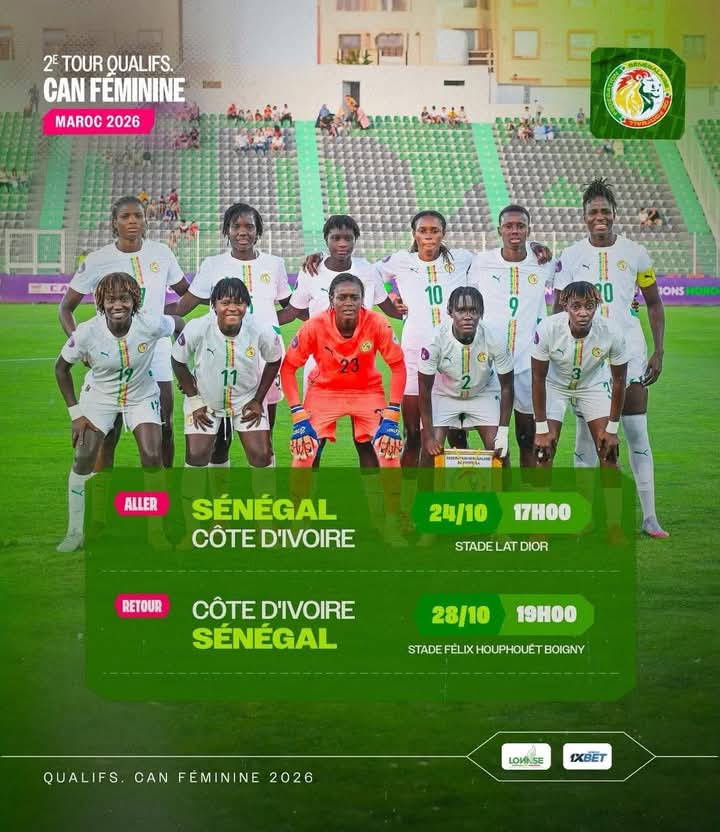 Éliminatoires CAN féminine 2026 : le Sénégal veut prendre une option face à la Côte d’Ivoire ce vendredi