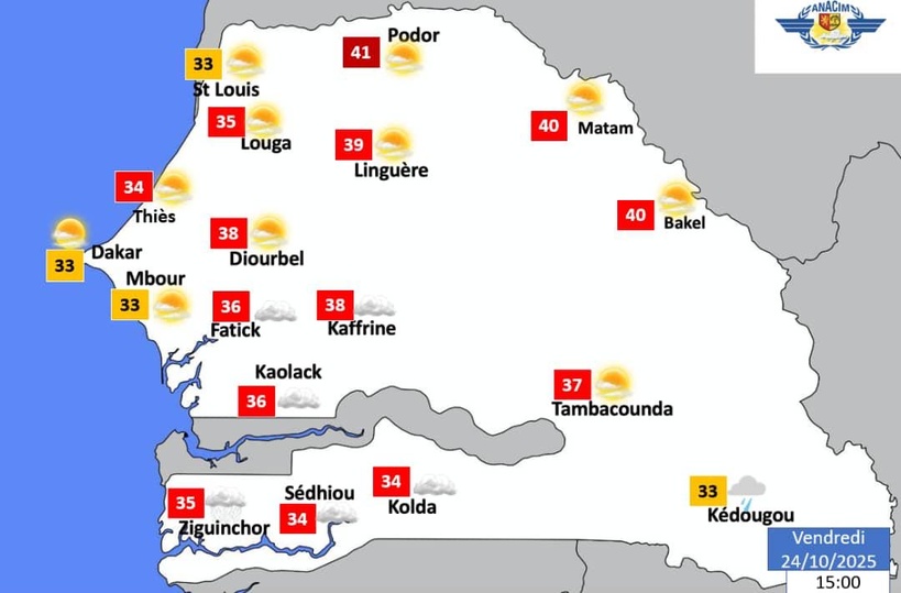 Prévisions météo : chaleur persistante et faibles pluies attendues dans le Sud Prévisions météo : chaleur persistante et faibles pluies attendues dans le Sud