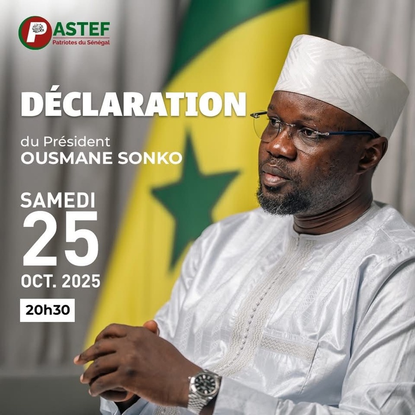 🔴DIRECT : Suivez la déclaration de Ousmane Sonko 🔴DIRECT : Suivez la déclaration de Ousmane Sonko