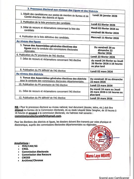  Fédération sénégalaise de lutte : la ministre des Sports prolonge le mandat du CNG jusqu’à l’installation du bureau