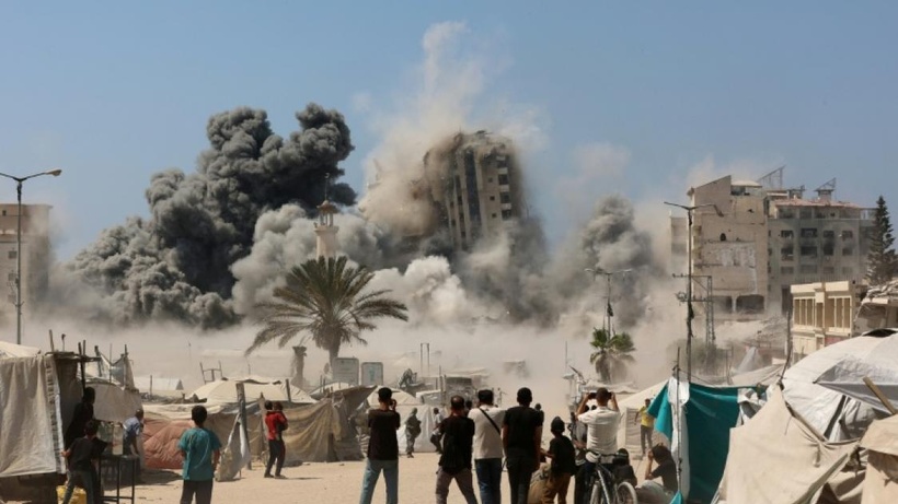 Dans la ville de Gaza, des quartiers dévastés après les bombardements israéliens