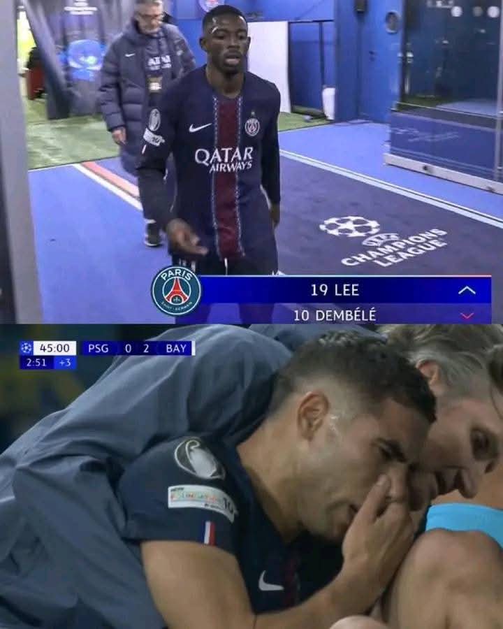 Ligue des champions : Le PSG tombe face au Bayern Munich et perd Dembélé et Hakimi sur blessure