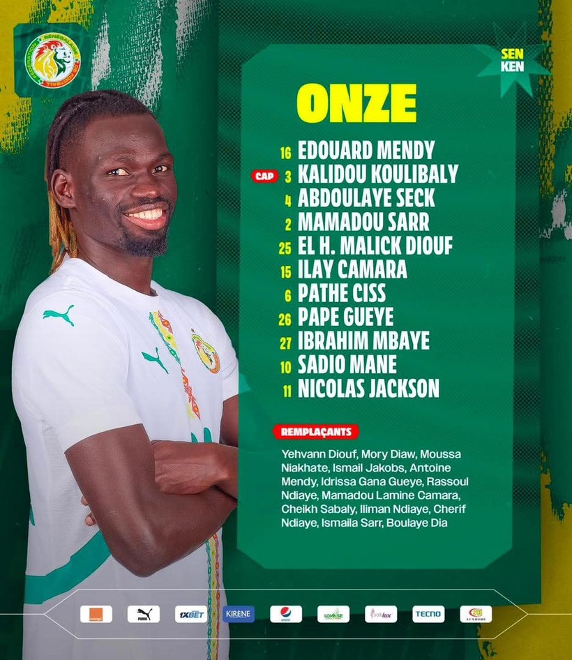 Match amical Sénégal Vs Kenya : Pape Thiaw change de dispositif et opte pour le 3-4-3 Match amical Sénégal Vs Kenya : Pape Thiaw change de dispositif et opte pour le 3-4-3