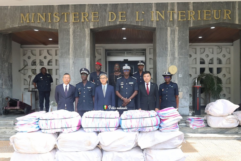 Coopération sino-sénégalaise : un don de 4 millions FCFA à la Police nationale