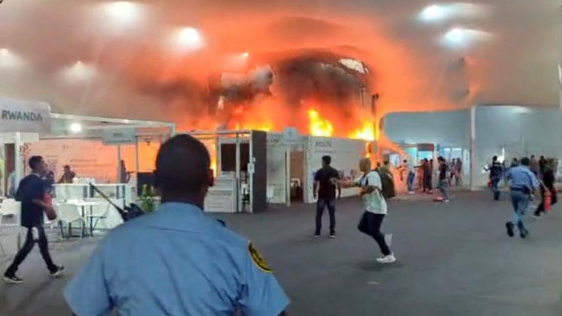 Incendie à la COP30 : le stand Africa ravagé, les travaux suspendus 