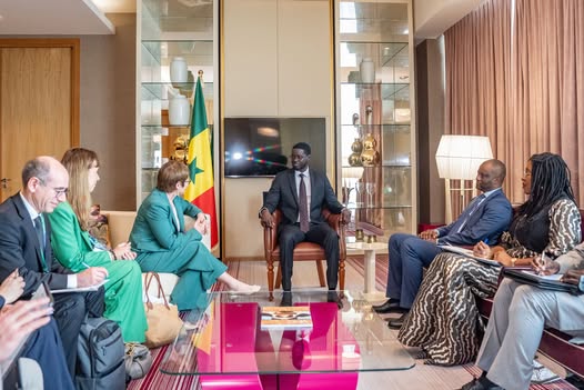 Coopération Économique : le Président Diomaye reçoit la Présidente de la BERD