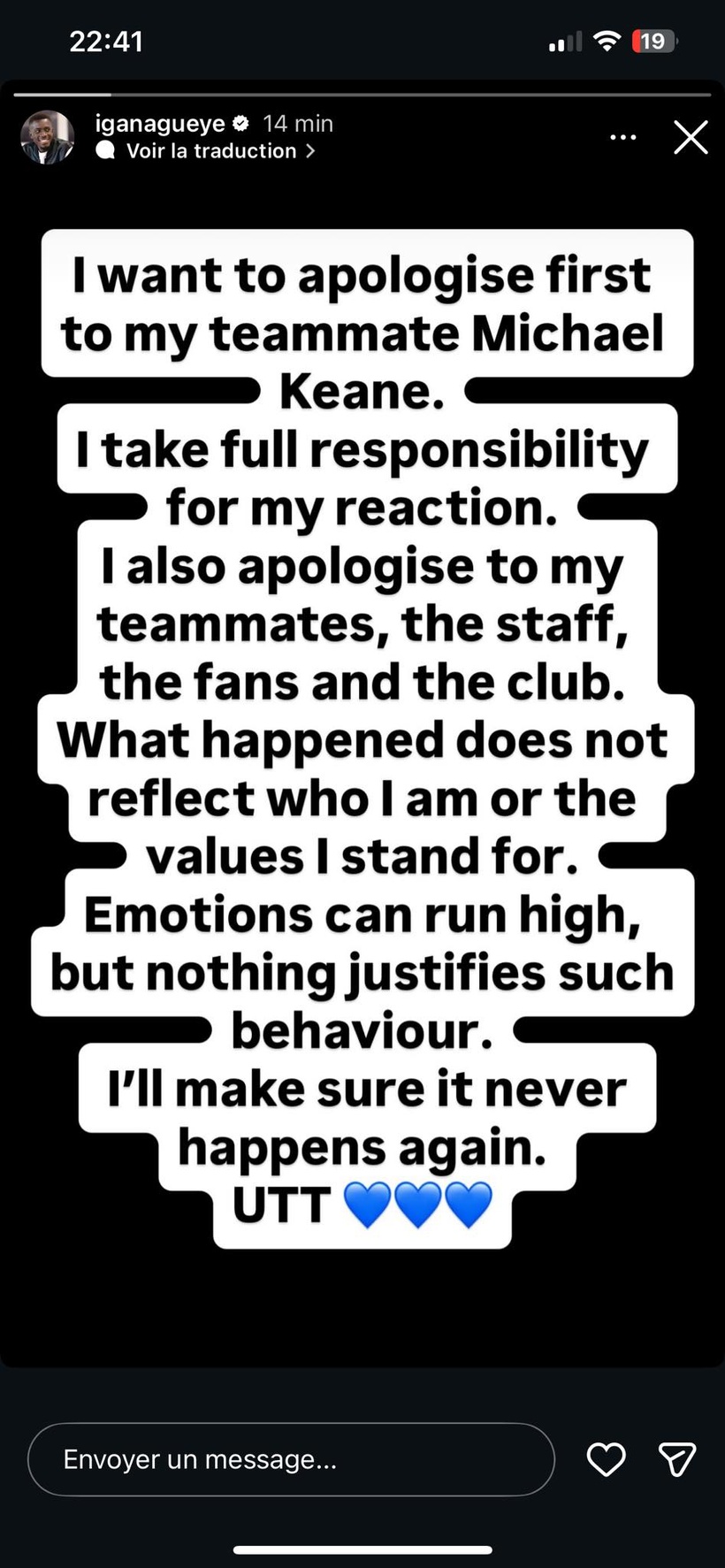 Everton : Gana Gueye s’excuse après son geste sur Michael Keane Everton : Gana Gueye s’excuse après son geste sur Michael Keane