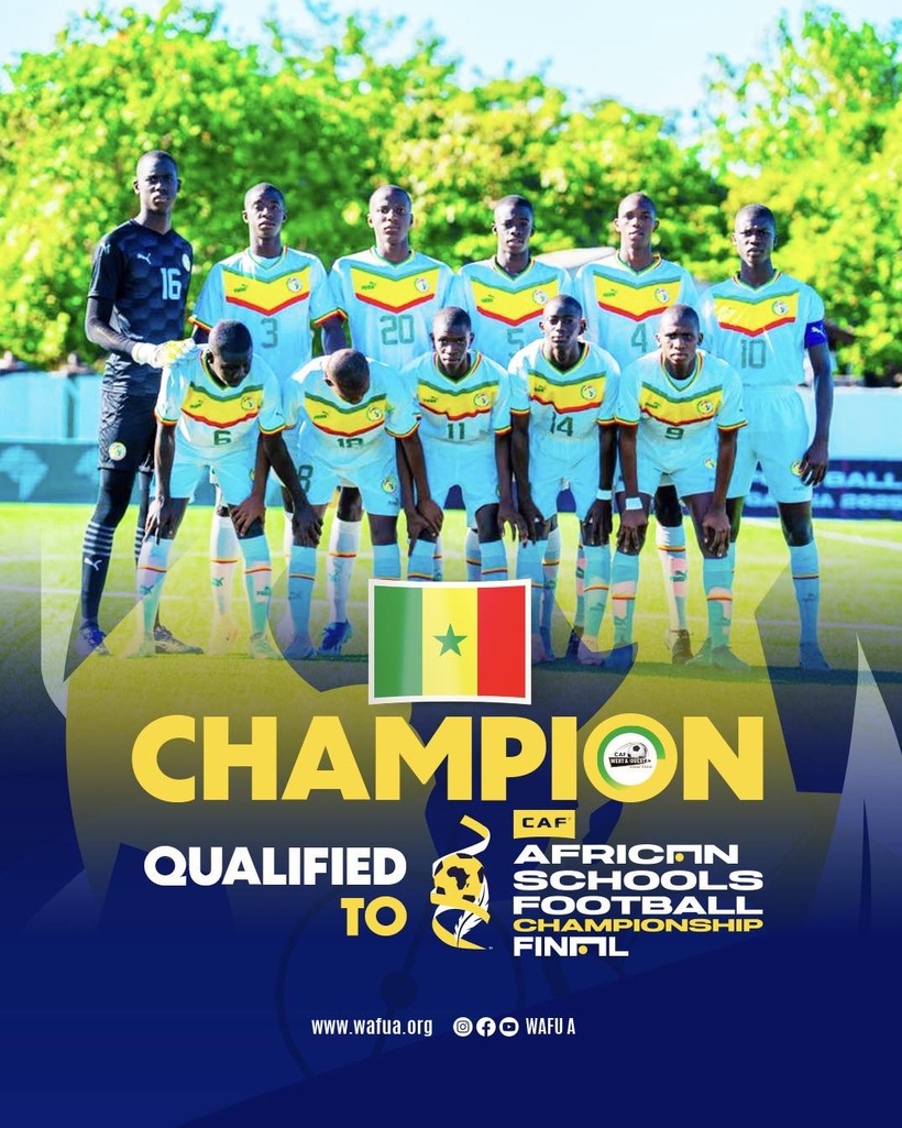 UFOA-A U15: Le Sénégal se qualifie pour le Championnat Africain de Football Scolaire après son succès en finale UFOA-A U15: Le Sénégal se qualifie pour le Championnat Africain de Football Scolaire après son succès en finale