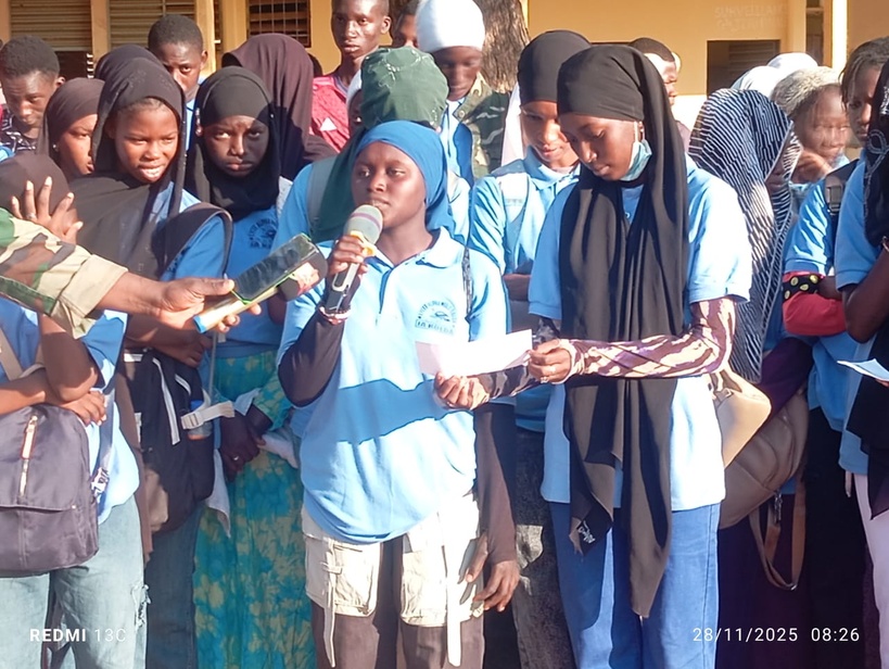 Programme "Waajal Xaléyi" à Kolda : des lycéens jurent discipline, honnêteté et engagement citoyen Programme "Waajal Xaléyi" à Kolda : des lycéens jurent discipline, honnêteté et engagement citoyen