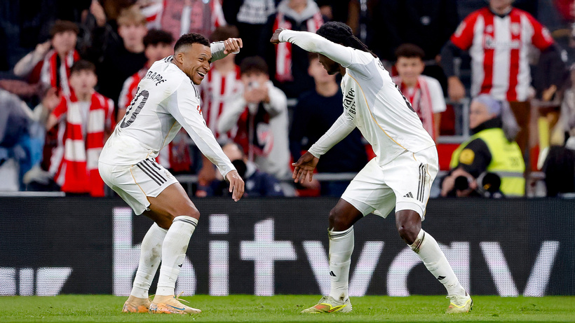 Liga : Grâce à un doublé de Mbappé, le Real Madrid s’impose face à l’Athletic Bilbao Liga : Grâce à un doublé de Mbappé, le Real Madrid s’impose face à l’Athletic Bilbao
