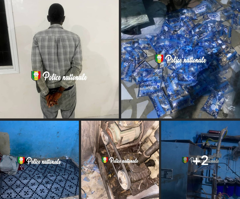 Thiaroye Kao : Un homme arrêté pour tentative de viol et production illégale d'eau