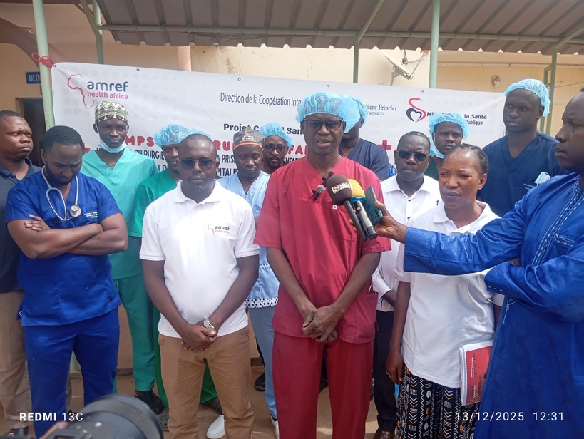 Kolda : 50 enfants bénéficient d’un camp de chirurgie pédiatrique au centre hospitalier régional Kolda : 50 enfants bénéficient d’un camp de chirurgie pédiatrique au centre hospitalier régional