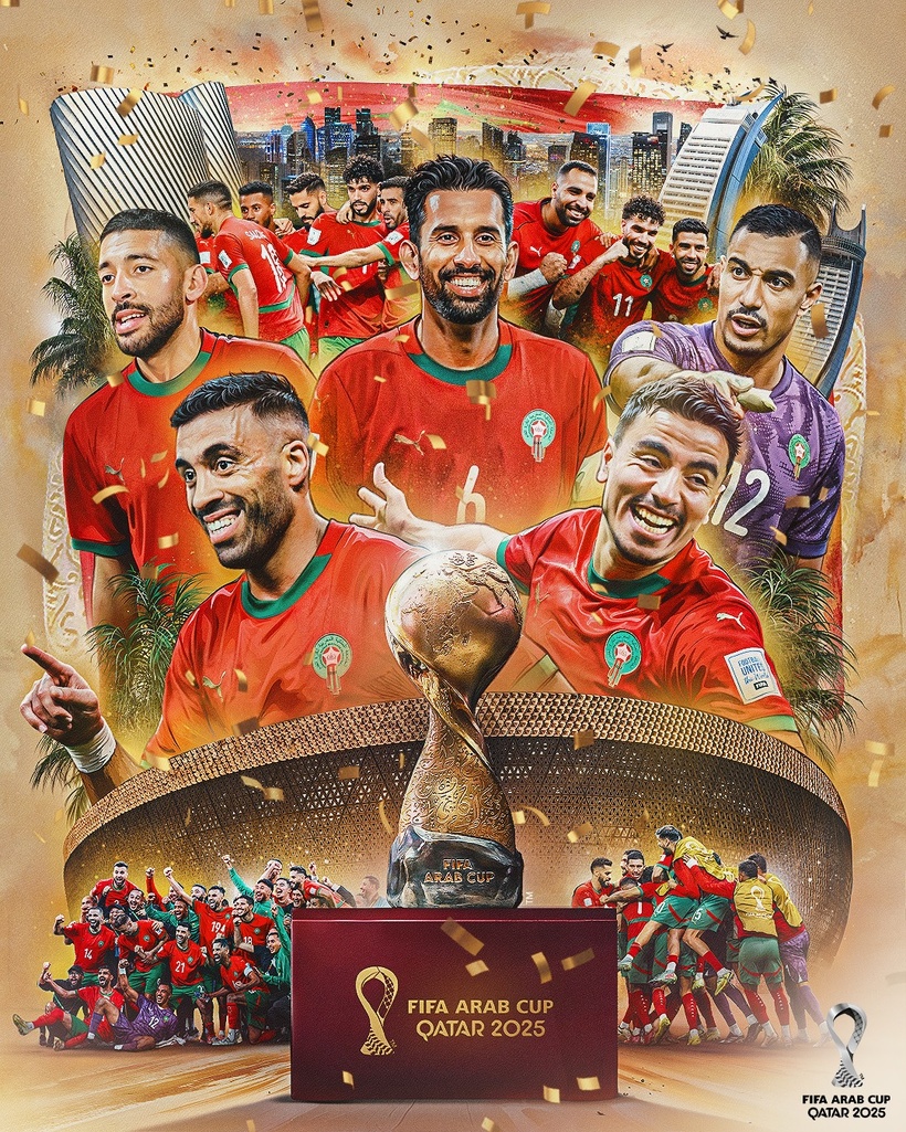 Foot : Le Maroc remporte la Coupe Arabe 2025 Foot : Le Maroc remporte la Coupe Arabe 2025