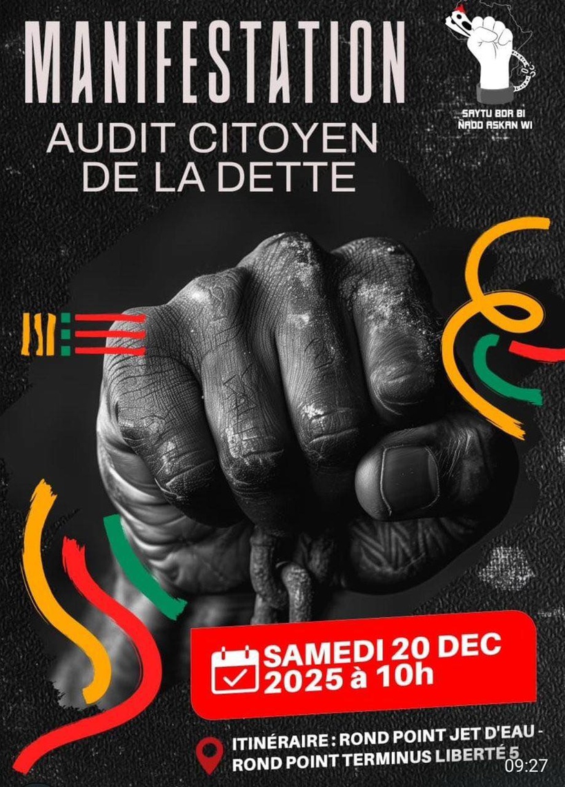 Marche citoyenne à Dakar : des organisations exigent un audit de la dette publique du Sénégal (2012-2024) Marche citoyenne à Dakar : des organisations exigent un audit de la dette publique du Sénégal (2012-2024)