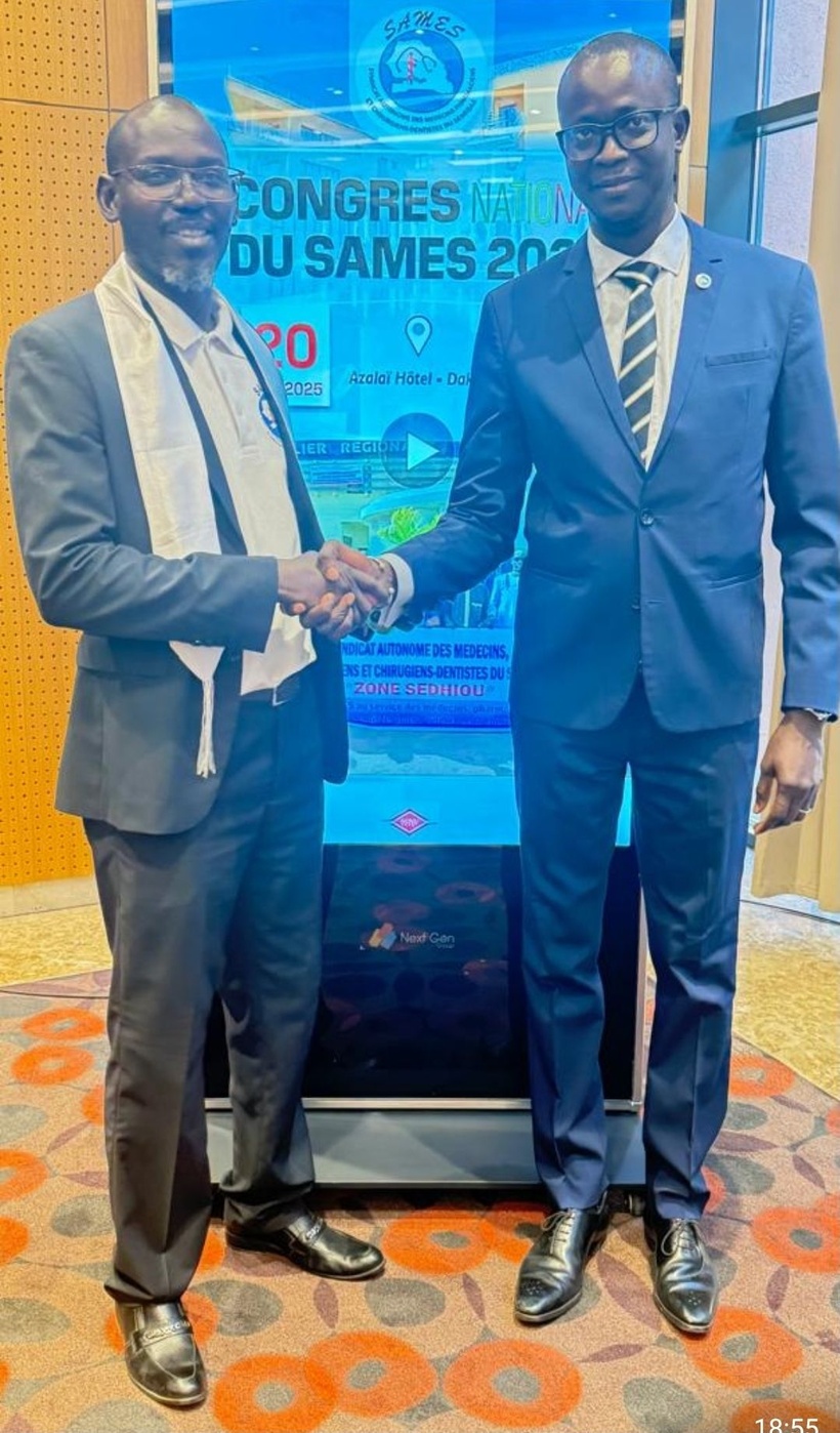 Santé : Diabèle Dramé élu nouveau Secrétaire général du SAMES Santé : Diabèle Dramé élu nouveau Secrétaire général du SAMES