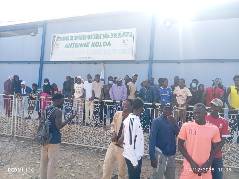 Kolda : les étudiants dénoncent la fermeture du restaurant universitaire et du campus social pendant les fêtes Kolda : les étudiants dénoncent la fermeture du restaurant universitaire et du campus social pendant les fêtes