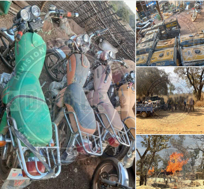 Orpaillage clandestin : la Gendarmerie démantèle trois sites et saisit un important lot de matériels à Saraya