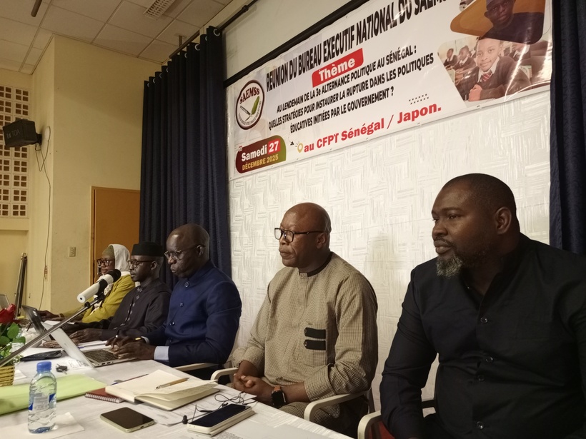 Éducation : le SAEMS annonce une intensification de la lutte et menace de durcir le bras de fer avec le gouvernement Éducation : le SAEMS annonce une intensification de la lutte et menace de durcir le bras de fer avec le gouvernement