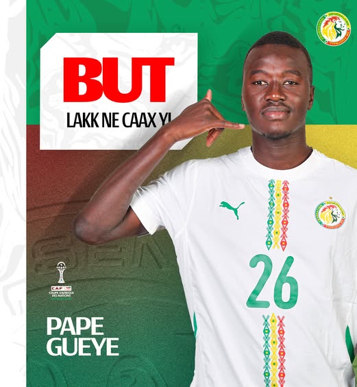 CAN 2025 : Pape Gueye égalise pour le Sénégal (1-1)
