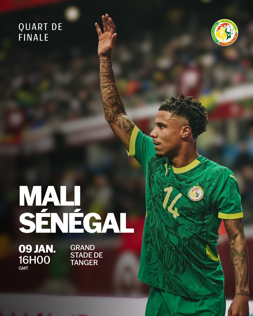 CAN 2025 : le Sénégal affronte le Mali en quart de finale CAN 2025 : le Sénégal affronte le Mali en quart de finale