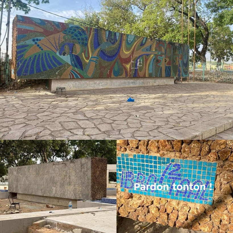 Thiès : polémique autour de la réhabilitation de la fresque murale de Papa Ibra Tall