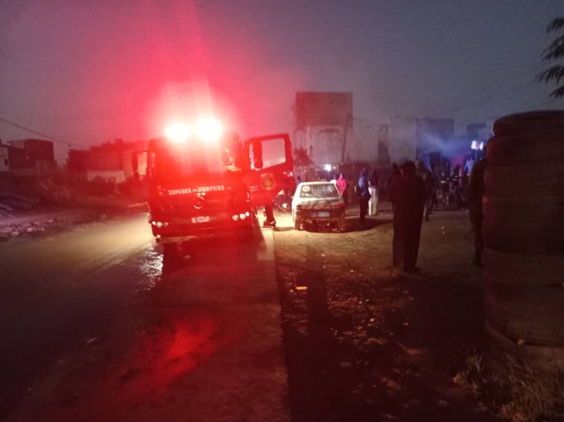 Jaxaay 1 : 2 cantines ravagées par les flammes, un commerçant frôle le pire Jaxaay 1 : 2 cantines ravagées par les flammes, un commerçant frôle le pire