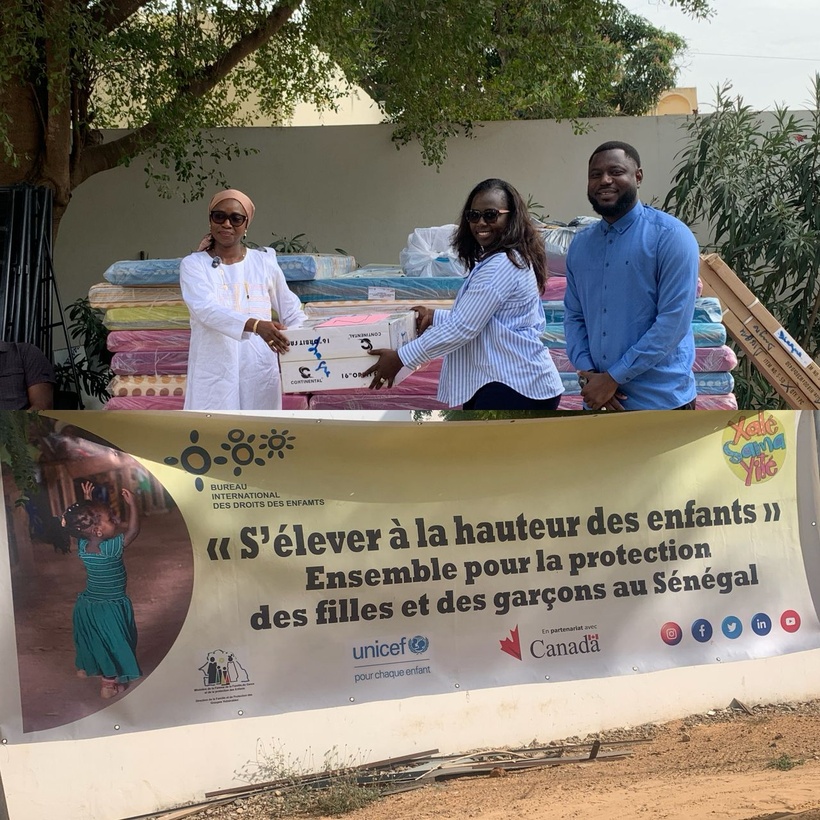 Réinsertion sociale des enfants : IBCR offre des lots de matériels dont des lits, matelas et ventilateurs Réinsertion sociale des enfants : IBCR offre des lots de matériels dont des lits, matelas et ventilateurs