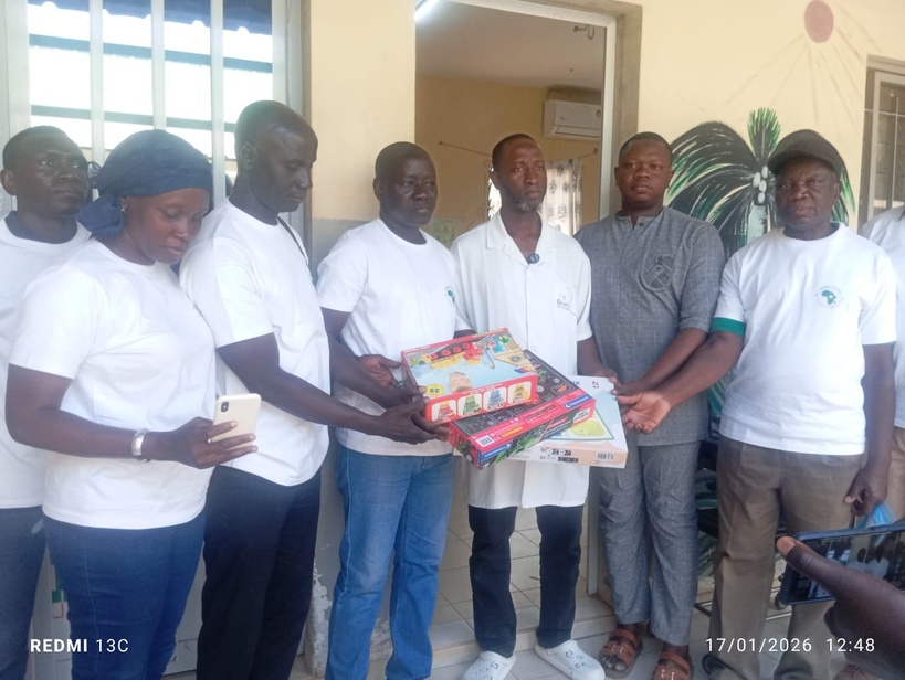 Kolda : l’association Univers d’Afrique apporte joie et réconfort aux enfants hospitalisés