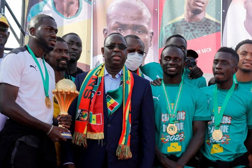 Deuxième sacre du Sénégal en CAN : Macky Sall salue la performance historique des “Lions”