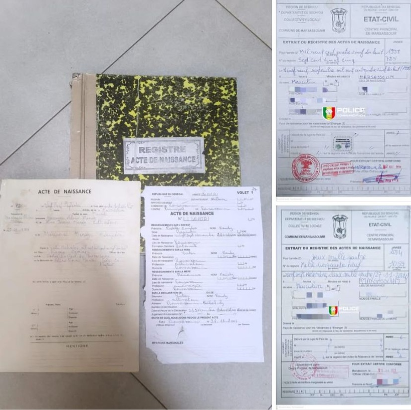 Faux documents à Sédhiou : un réseau démantelé, 04 individus arrêtés Faux documents à Sédhiou : un réseau démantelé, 04 individus arrêtés